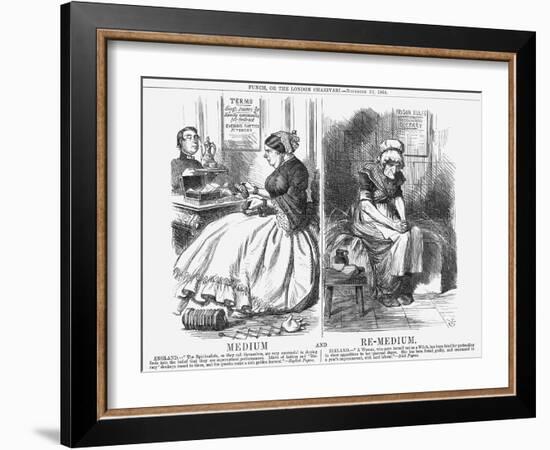 Medium and Re-Medium, 1864-John Tenniel-Framed Giclee Print