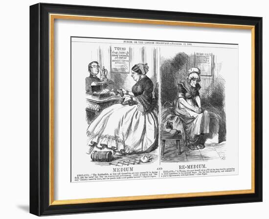 Medium and Re-Medium, 1864-John Tenniel-Framed Giclee Print