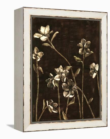 Medium Blossom Nocturne I-Megan Meagher-Framed Stretched Canvas