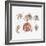 Medium Group of Water Bears (Tardigrades)-null-Framed Giclee Print