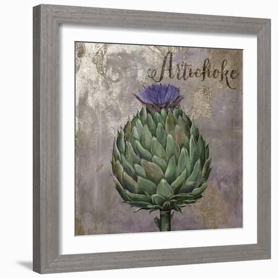 Medley_Gold_Artichoke-Color Bakery-Framed Giclee Print