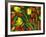 Medley of Colorful Tulips Isolated-Christian Slanec-Framed Photographic Print