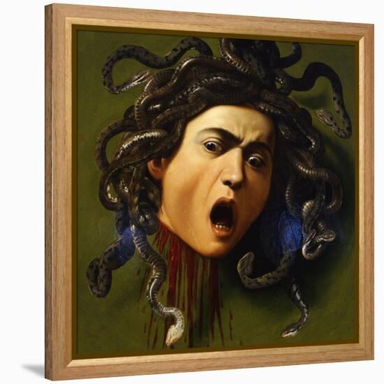 Medusa, 1596-1598-Caravaggio-Framed Premier Image Canvas