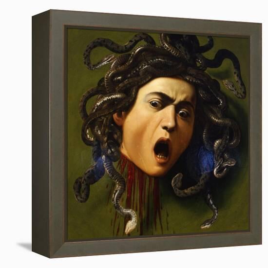 Medusa, 1596-1598-Caravaggio-Framed Premier Image Canvas