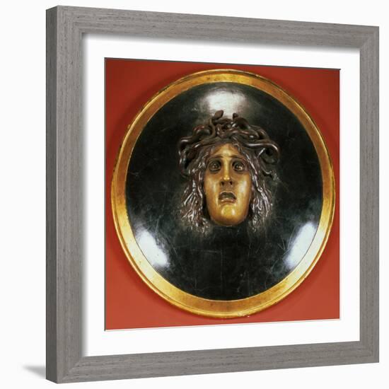 Medusa Shield-Arnold Bocklin-Framed Giclee Print