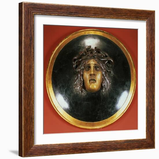 Medusa Shield-Arnold Bocklin-Framed Giclee Print