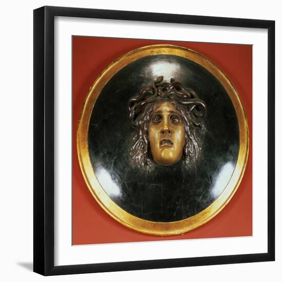 Medusa Shield-Arnold Bocklin-Framed Giclee Print