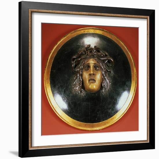 Medusa Shield-Arnold Bocklin-Framed Giclee Print