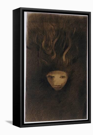 Medusa-Odilon Redon-Framed Premier Image Canvas