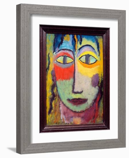 Meduse. Painting by the Russian Alexei Von Javlensky (Alexi Von Jawlensky, Alexej Von Javlenski) (1-Alexej Von Jawlensky-Framed Giclee Print