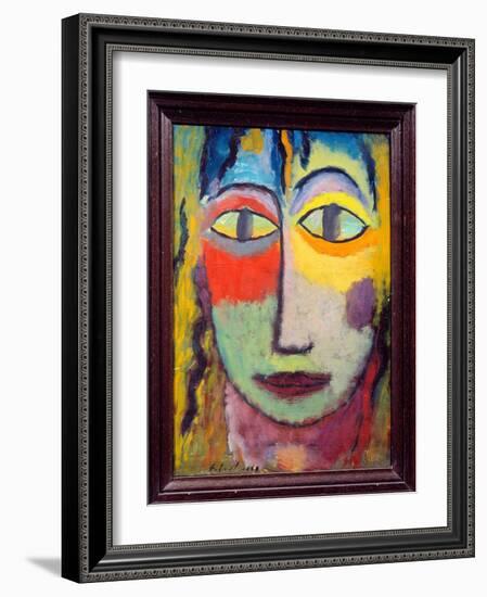 Meduse. Painting by the Russian Alexei Von Javlensky (Alexi Von Jawlensky, Alexej Von Javlenski) (1-Alexej Von Jawlensky-Framed Giclee Print