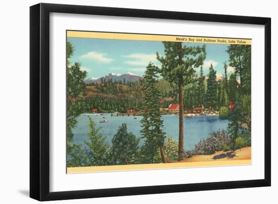 Meek's Bay, Lake Tahoe-null-Framed Art Print