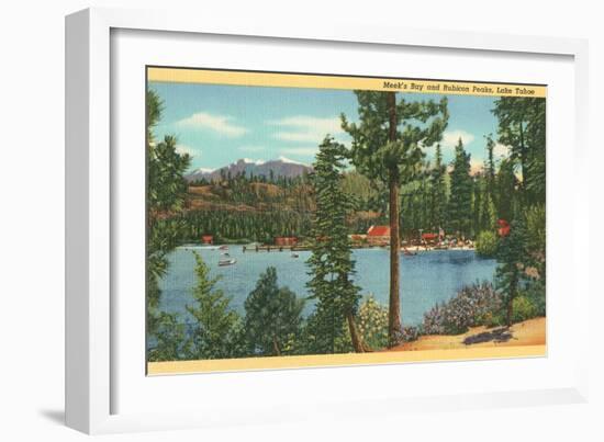 Meek's Bay, Lake Tahoe-null-Framed Art Print