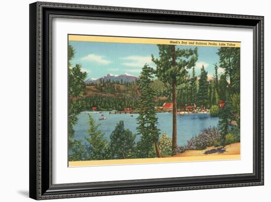 Meek's Bay, Lake Tahoe-null-Framed Art Print