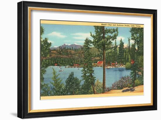 Meek's Bay, Lake Tahoe-null-Framed Art Print