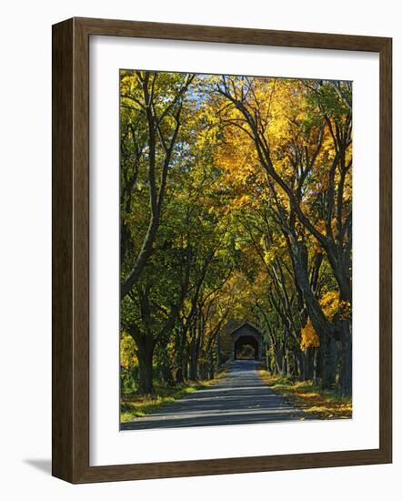 Meems Bottom Covered Bridge, Shenandoah County, Virginia, USA-Charles Gurche-Framed Photographic Print