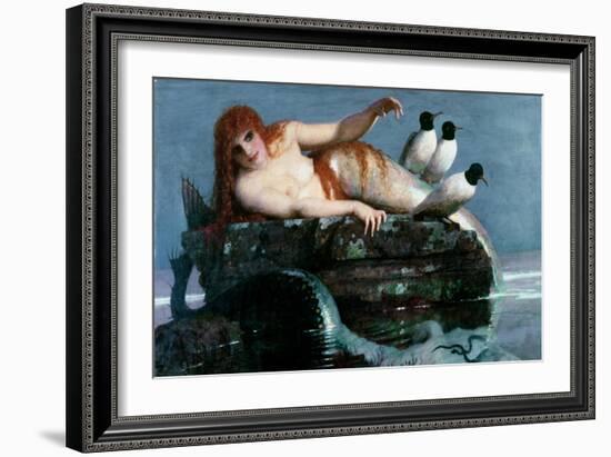 Meerestille, 1886-87-Arnold Bocklin-Framed Giclee Print