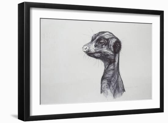 Meerkat, 2016-Lou Gibbs-Framed Giclee Print