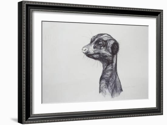 Meerkat, 2016-Lou Gibbs-Framed Giclee Print