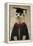 Meerkat in Mortar Board and Gown-null-Framed Premier Image Canvas