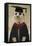 Meerkat in Mortar Board and Gown-null-Framed Premier Image Canvas