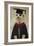 Meerkat in Mortar Board and Gown-null-Framed Photographic Print