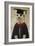 Meerkat in Mortar Board and Gown-null-Framed Photographic Print