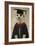 Meerkat in Mortar Board and Gown-null-Framed Photographic Print