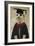 Meerkat in Mortar Board and Gown-null-Framed Photographic Print