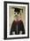 Meerkat in Mortar Board and Gown-null-Framed Photographic Print