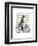 Meerkat on Bicycle-Fab Funky-Framed Art Print