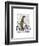 Meerkat on Bicycle-Fab Funky-Framed Art Print