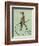 Meerkat on Black Penny Farthing-Fab Funky-Framed Art Print