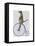 Meerkat on Blue Penny Farthing-Fab Funky-Framed Stretched Canvas