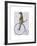 Meerkat on Blue Penny Farthing-Fab Funky-Framed Art Print