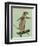 Meerkat on Skateboard-Fab Funky-Framed Art Print