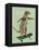 Meerkat on Skateboard-Fab Funky-Framed Stretched Canvas