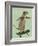 Meerkat on Skateboard-Fab Funky-Framed Art Print