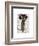 Meerkat with Boom Box Ghetto Blaster-Fab Funky-Framed Art Print