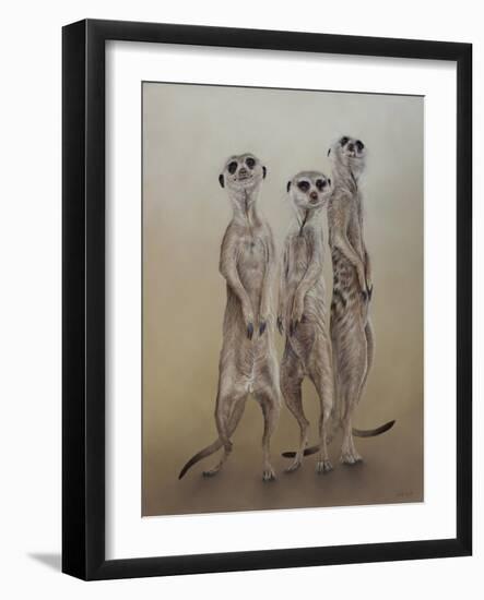 Meerkats, 2014-Odile Kidd-Framed Giclee Print