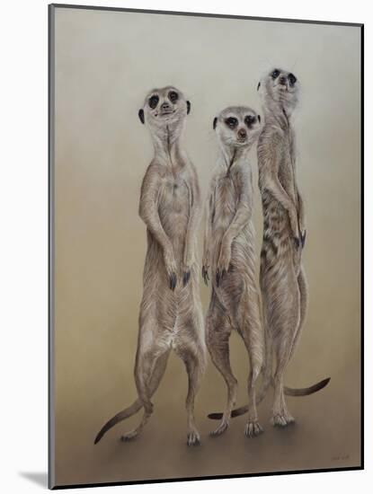 Meerkats, 2014-Odile Kidd-Mounted Giclee Print