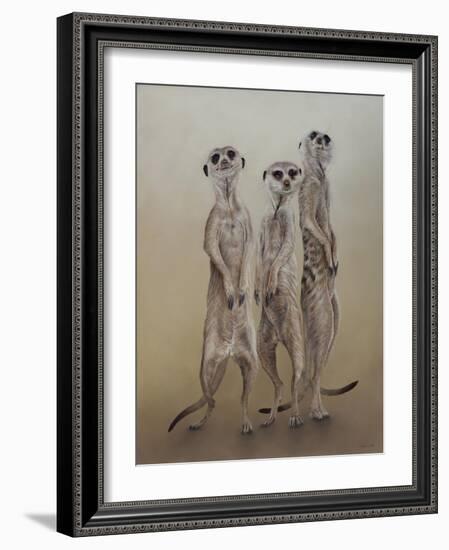 Meerkats, 2014-Odile Kidd-Framed Giclee Print