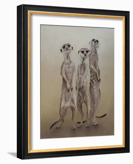 Meerkats, 2014-Odile Kidd-Framed Giclee Print