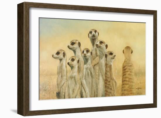 Meerkats-Henk Van Zanten-Framed Art Print