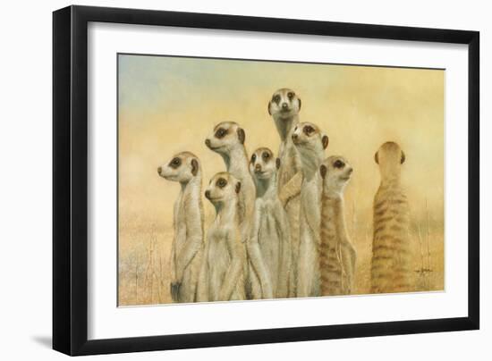 Meerkats-Henk Van Zanten-Framed Art Print