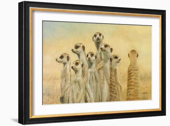 Meerkats-Henk Van Zanten-Framed Art Print