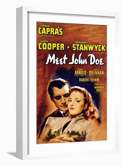 Meet John Doe, 1941-null-Framed Premium Giclee Print