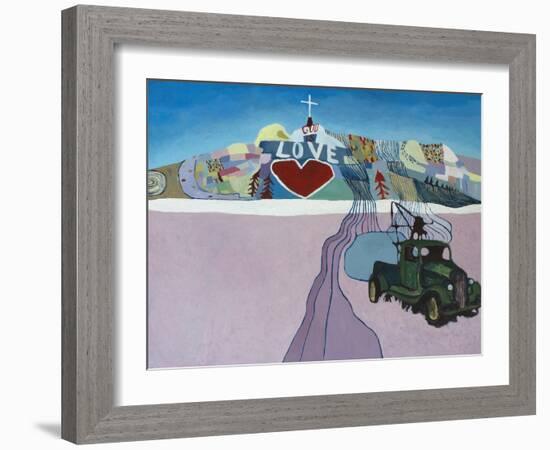 Meet Me at Salvation Mountain, 2015-Anastasia Lennon-Framed Giclee Print