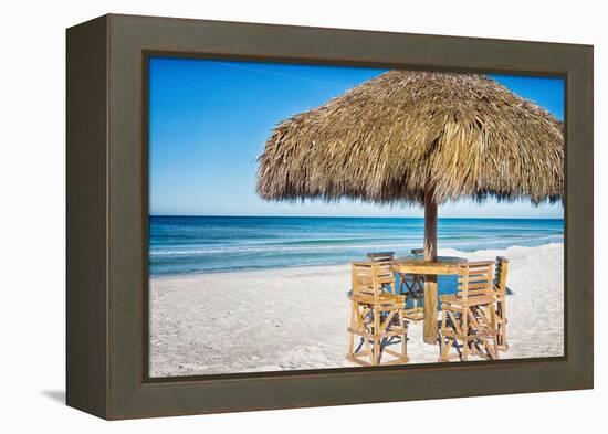 Meet Me at the Tiki-Mary Lou Johnson-Framed Stretched Canvas