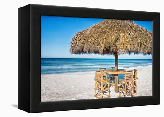 Meet Me at the Tiki-Mary Lou Johnson-Framed Stretched Canvas